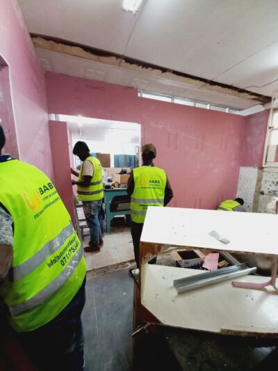 Babs Interior Designers, we're here to help. We specialize in end-to-end turnkey office fit-outs and refurbishments, transforming ordinary workspace into inspiring environments that support your business goals and enhance employee well-being.